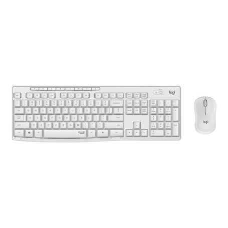 TASTIERA + MOUSE OTTICO WIRELESS LOGITECH COMBO MK295 QWERTZ 920-009819 DE WHITE