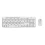 TASTIERA + MOUSE OTTICO WIRELESS LOGITECH COMBO MK295 QWERTZ 920-009819 DE WHITE