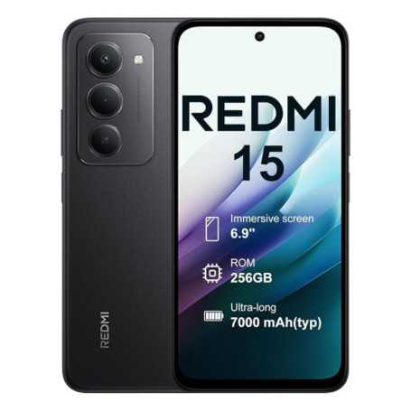 SMARTPHONE XIAOMI REDMI 15 4G 8+256GB DUOS BLACK ITALIA