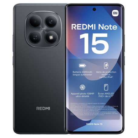 SMARTPHONE XIAOMI REDMI NOTE 15 4G 8+256GB DUOS MIDNIGHT BLACK ITALIA