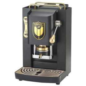 MACCHINA DA CAFFE' FABER PRO DELUXE PROBLACKBASOTT PRESSACIALDA IN OTTONE BLACK