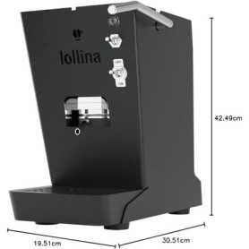 MACCHINA DA CAFFE' LOLLO CAFFE' LOLLINA BASIC NERO + BOX 40 CIALDE LOLLO MIX CLASSICA