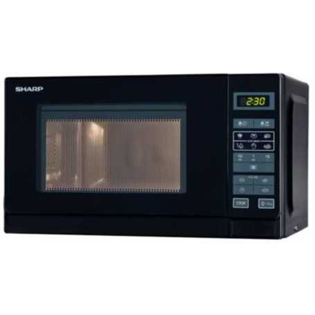 FORNO MICROONDE DIGITALE 20LT 800W SHARP R-242BKW BLACK