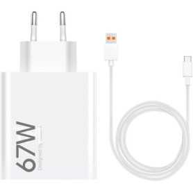 CARICABATTERIA DA RETE 67W XIAOMI BHR9465EU USB-A + CAVO TYPE-C