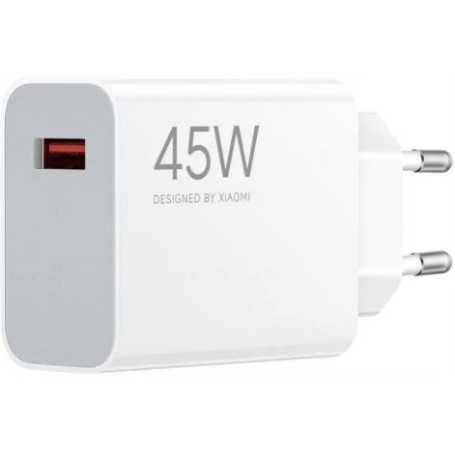CARICABATTERIA DA RETE 45W XIAOMI BHR07SLEU USB-A WHITE