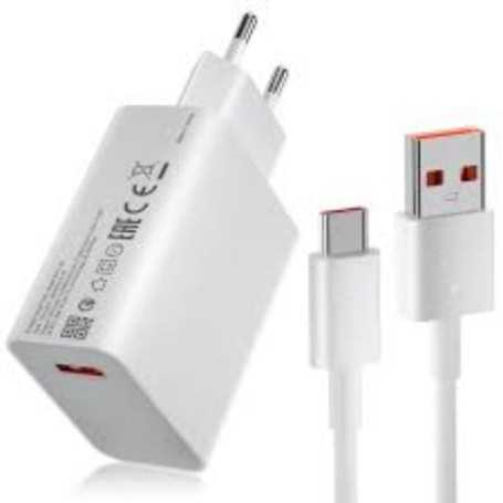 CARICABATTERIA DA RETE 33W XIAOMI USB-C WHITE
