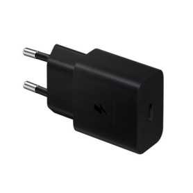 CARICABATTERIA DA RETE SAMSUNG SUPER FAST CHARGING 15W USB-C EP-T1510NBEGEU BLACK