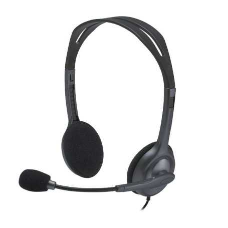 CUFFIE + MICROFONO LOGITECH H111 HEADSET 981-000593