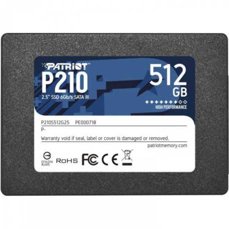 HARD DISK 2,5 SSD 512GB PATRIOT P210S512G25