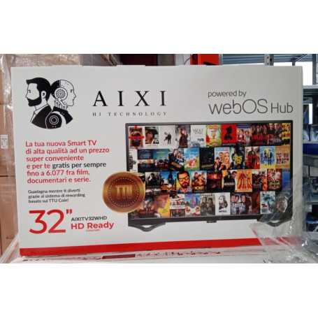 TV LED 32" AIXI AIXITV32WHD SMART TV WEBOS ITALIA BLACK