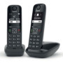 CORDLESS SIEMENS GIGASET AS690 DUO BLACK