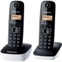 CORDLESS PANASONIC KX-TGB612JTW DUO BLACK/WHITE