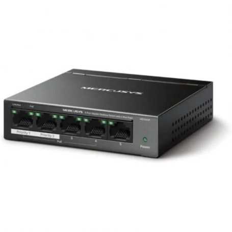 HUB SWITCH 05 PORTE GIGABIT MERCUSYS MS105GP