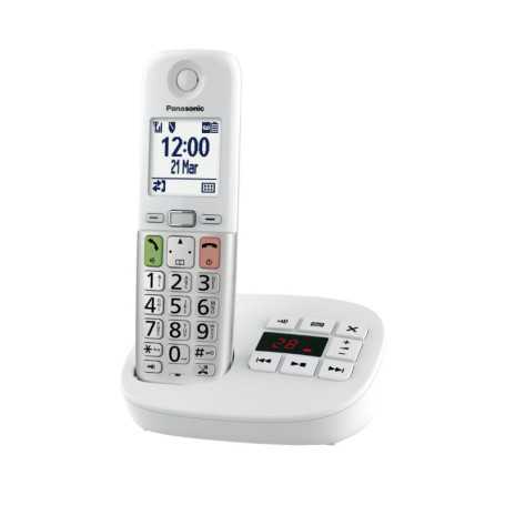 CORDLESS PANASONIC KX-TGU430EXW CON SEGRETERIA TELEFONICA BIANCO/ARGENTO