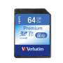 MEMORY CARD SECURE DIGITAL SDHXC 64GB VERBATIM CLASSE 10 44024