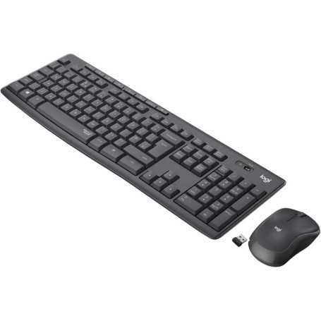 TASTIERA + MOUSE OTTICO WIRELESS LOGITECH COMBO MK295 920-009797