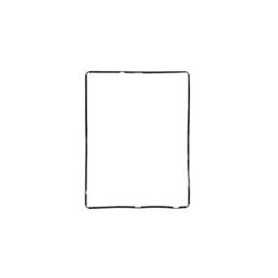 Cornice supporto LCD per iPad 2 Nero
