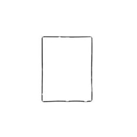 LCD Frame per New iPad (iPad 3) / iPad 4 Nero