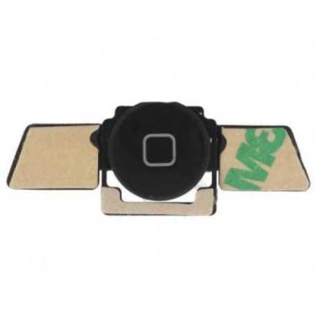 Pulsante Home assemblato per iPad 3 e 4 Nero