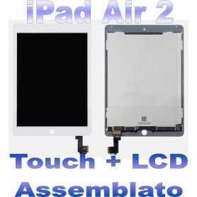 LCD + Touch Assemblato per iPad 2 Air Bianco Grado A+ A1566