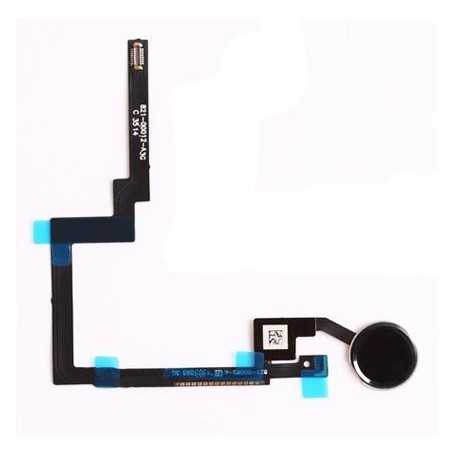 FLAT HOME BUTTON NERO APPLE IPAD MINI 3 A1599 A1600 + FLEX