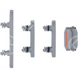 Set pulsanti laterali per iPhone 15/15 Plus blu 
