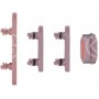Set pulsanti laterali per iPhone 15/15 Plus rosa 
