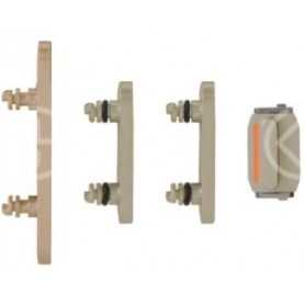 Set pulsanti laterali per iPhone 15/15 Plus giallo 