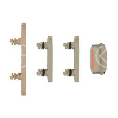 Set pulsanti laterali per iPhone 15/15 Plus giallo 