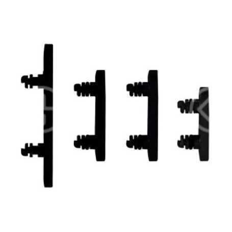 Set pulsanti laterali per iPhone 15 Pro/15 Pro Max Nero Titanio 