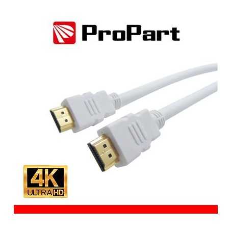 Cavo HDMI 2.0 High Speed 4K 3D con Ethernet 1.5m SP-SP BIANC