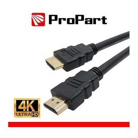 Cavo HDMI 2.0 High Speed 4K 3D con Ethernet 3m SP-SP NERO