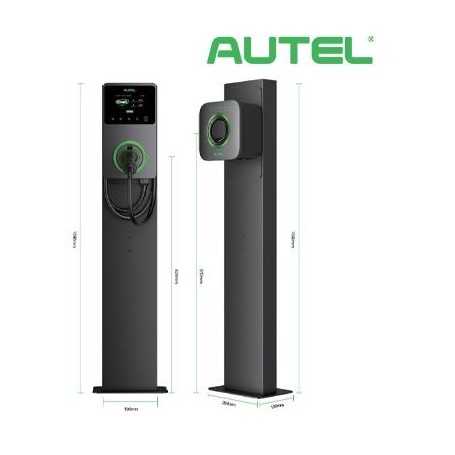 Palo per colonnine AC AUTEL ADA - 1 e 2 lati (obbligatorio accessorio staffa)