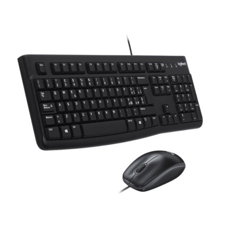 TASTIERA + MOUSE USB LOGITECH DESKTOP MK120 920-002543