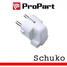 Spina schuko 90° polybag