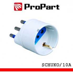 Adattatore schuko spina16A
