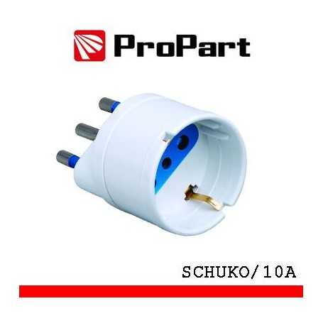 Adattatore schuko spina16A