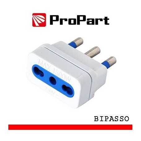 Adattatore bipasso spina16A