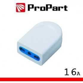 Presa 10/16A 2P+T polybag