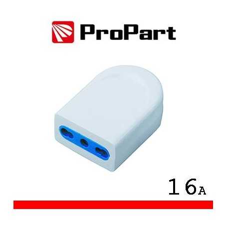 Presa 10/16A 2P+T polybag